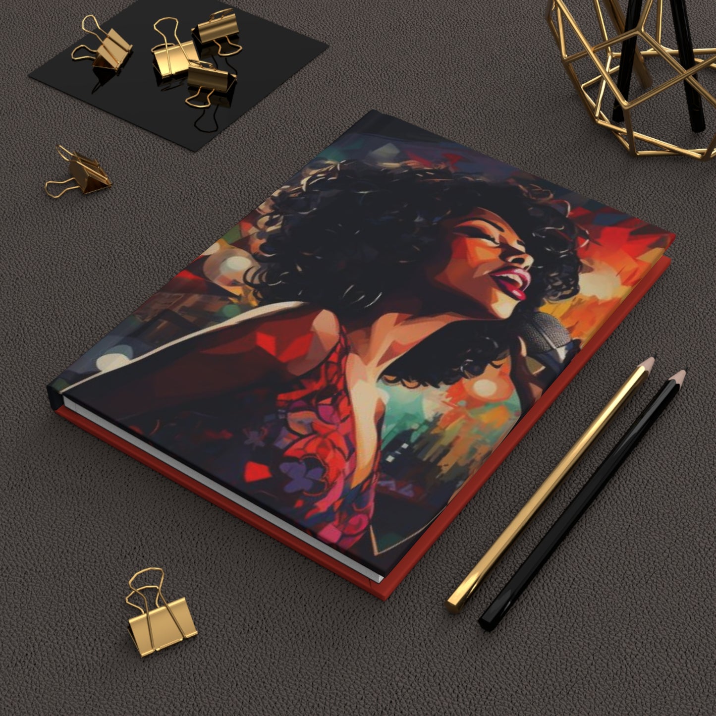 Hardcover Journal "Lady Sings the Blues" - Boss Queens Collection