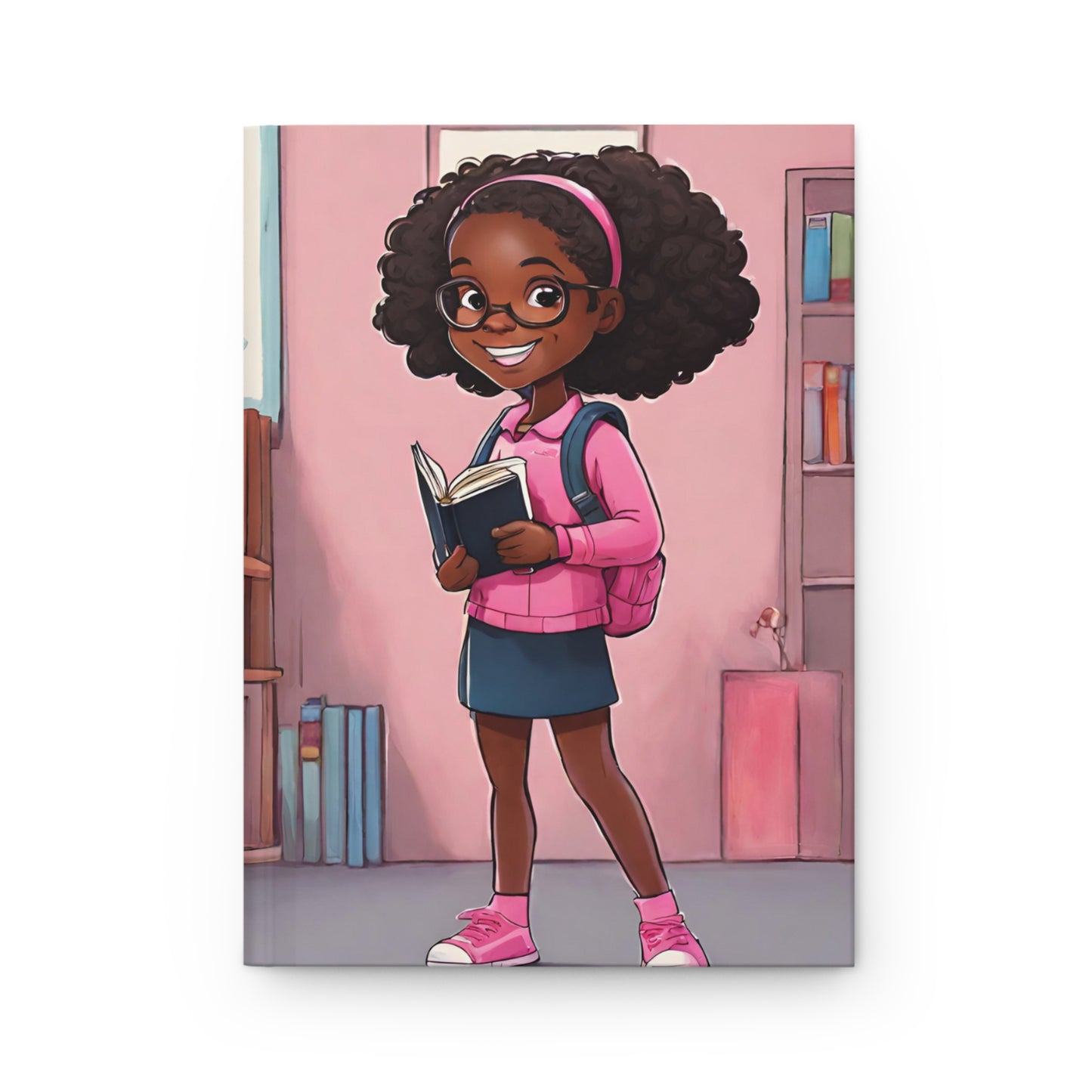 "Young Girl in Pink with Glasses" - Youth Collection