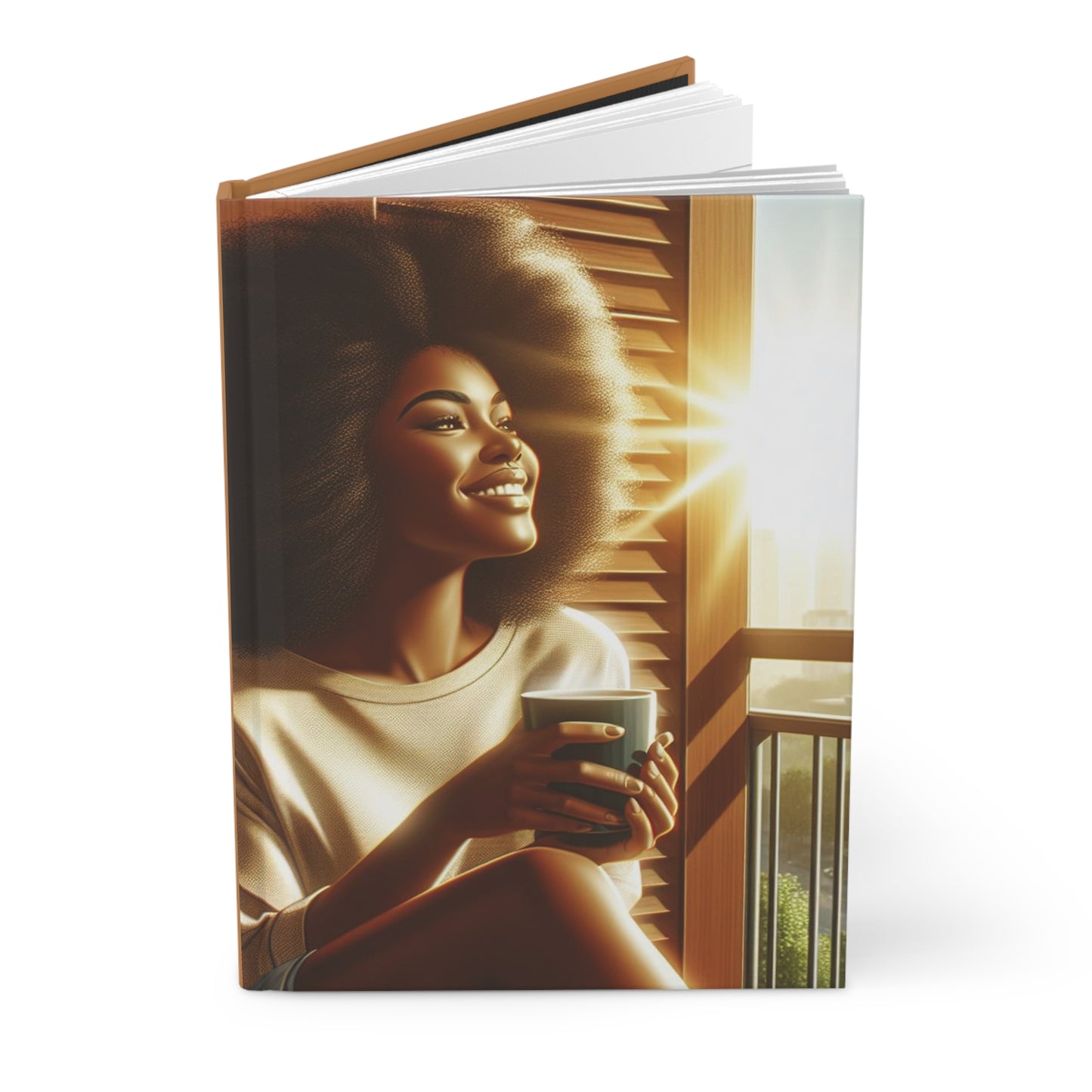 Hardcover Journal Black Woman "Good Morning Sunshine" - Street Queen