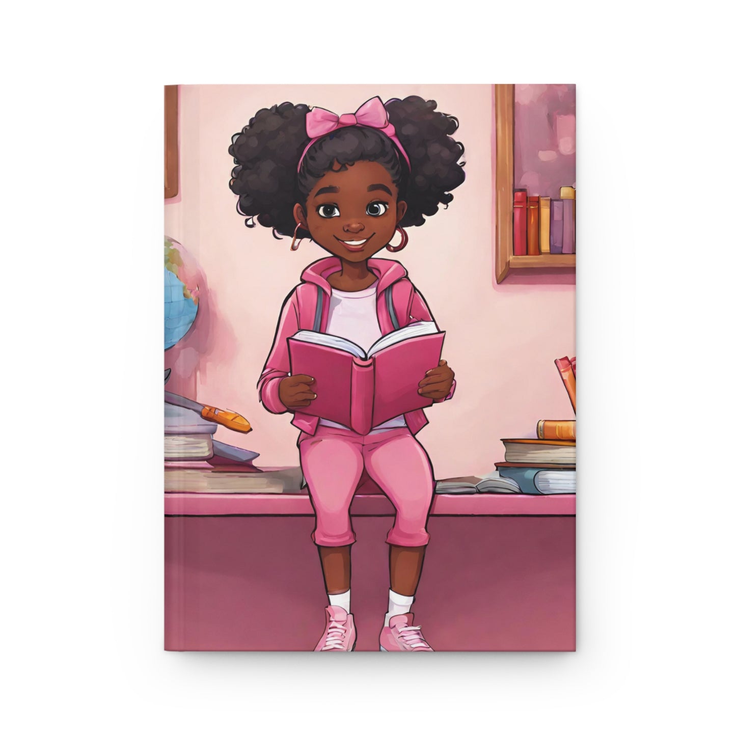 "Young Girl in Pink Reading" - Youth Collection