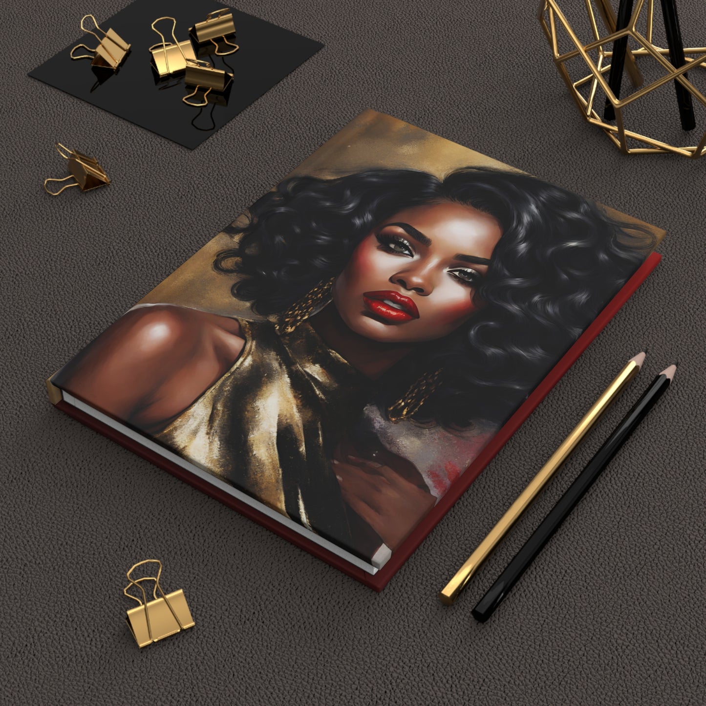 Hardcover Journal "Beauty is Her Name" - Boss Queens Collection (V-Day)