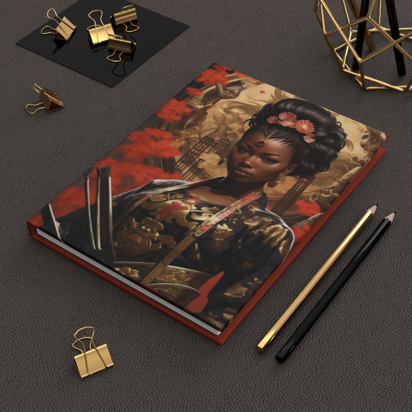 Hardcover Journal "Samurai Queen" - Boss Queens Collection
