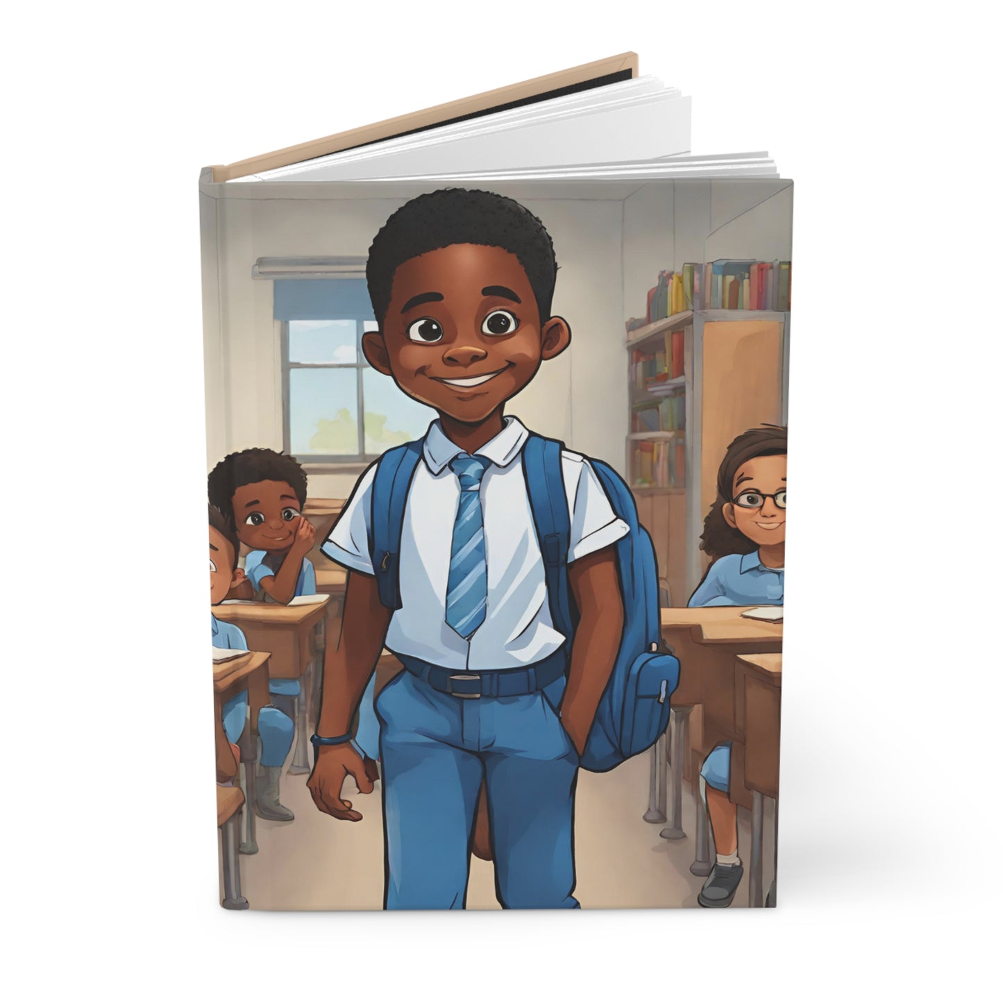 "Young Boy in Blue with Tie" - Youth Collection