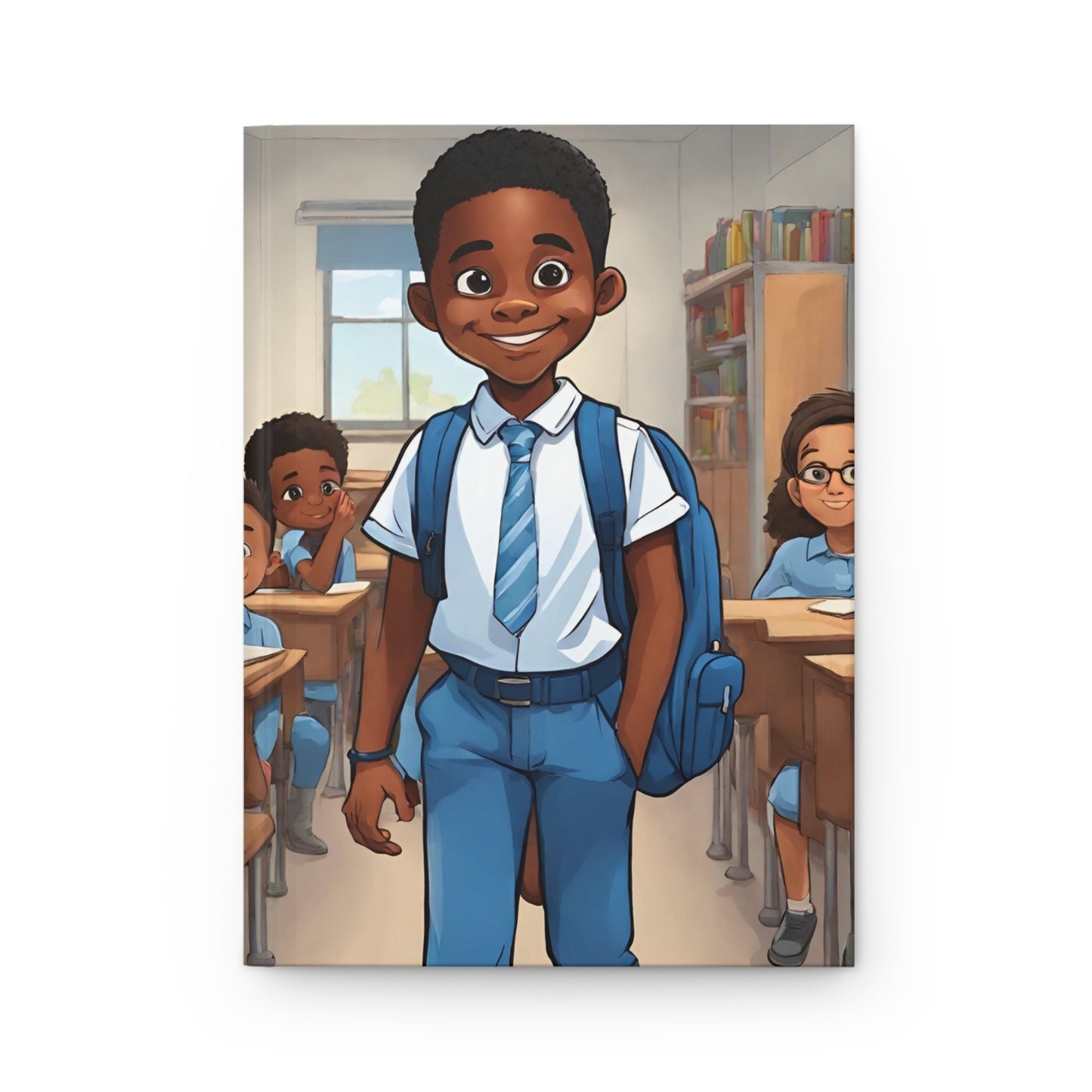 "Young Boy in Blue with Tie" - Youth Collection