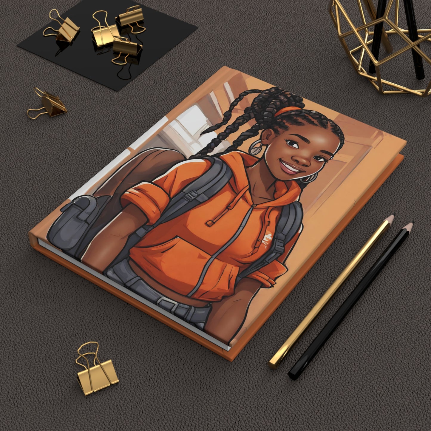 "Educated and Elevated Young Girl (Orange) - Youth Collection