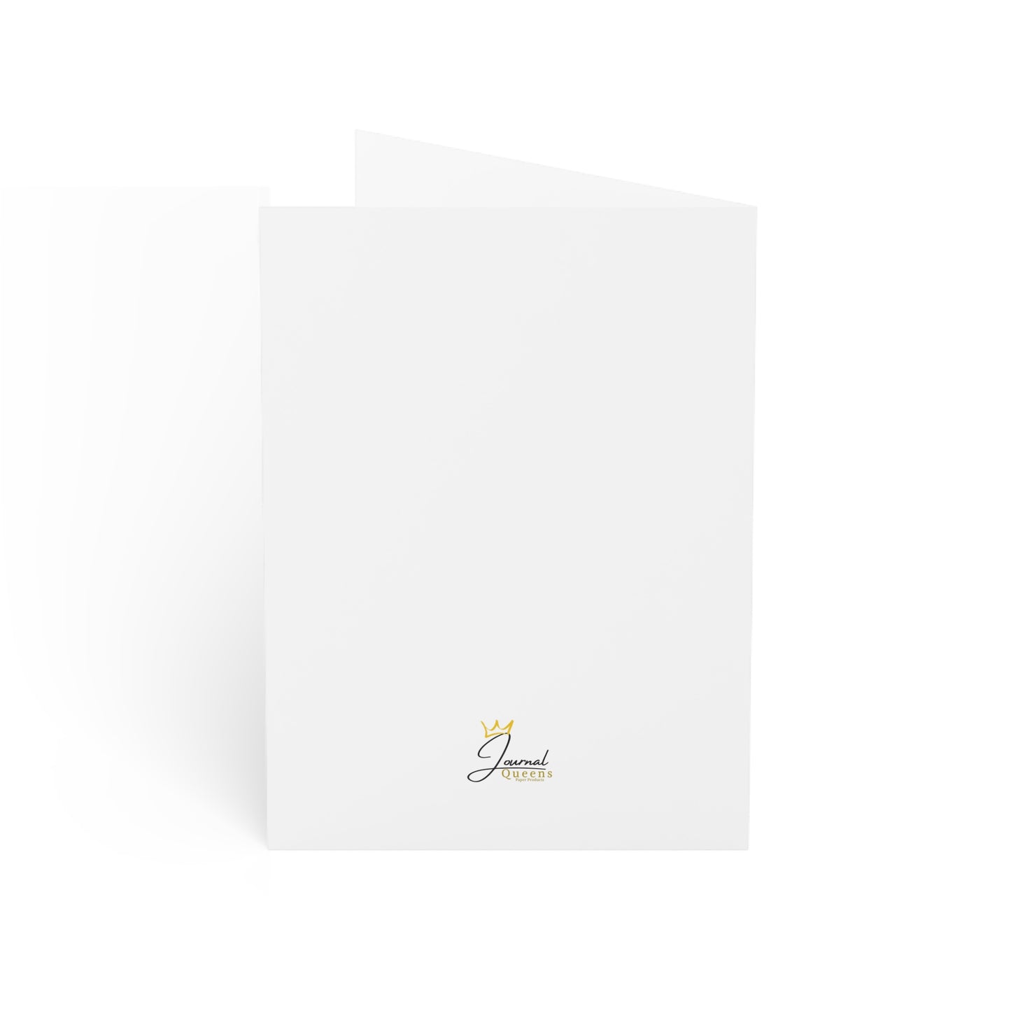 African American Woman Christmas Card, Happy Holidays, Black Woman Silhouette, Festive Stationery