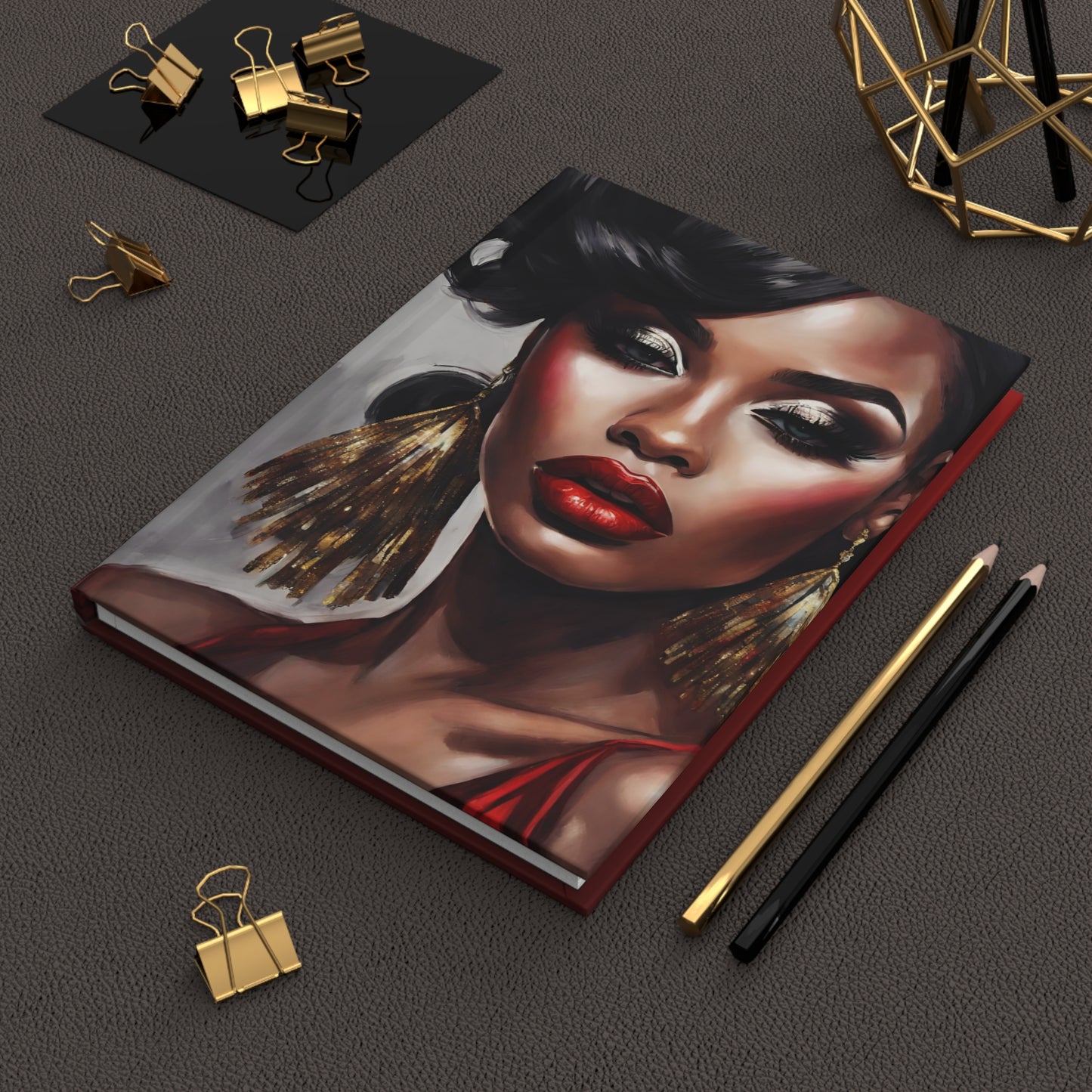 Hardcover Journal "Lady in Red" - Boss Queens Collection (V-Day)