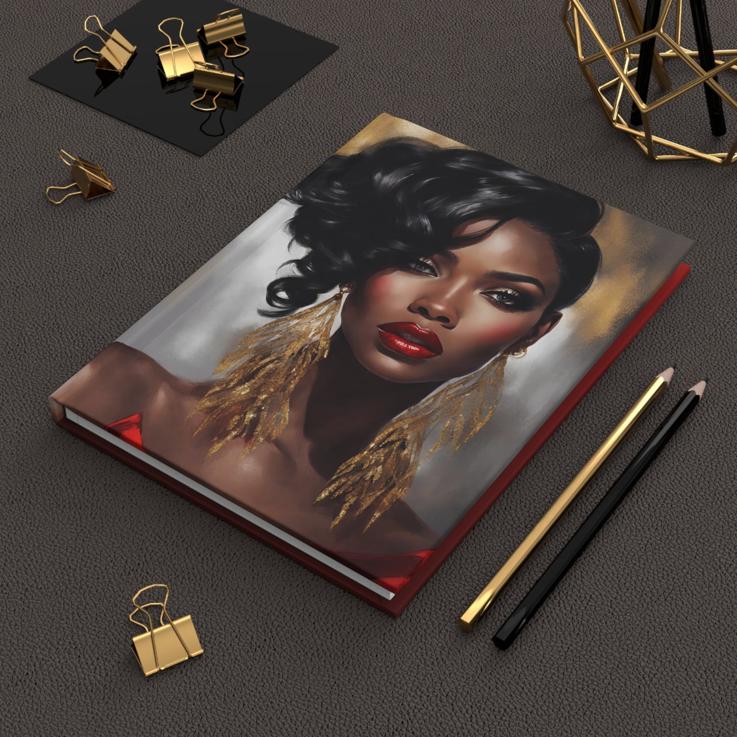 Hardcover Journal "Fire & Desire" - Boss Queens Collection (V-Day)