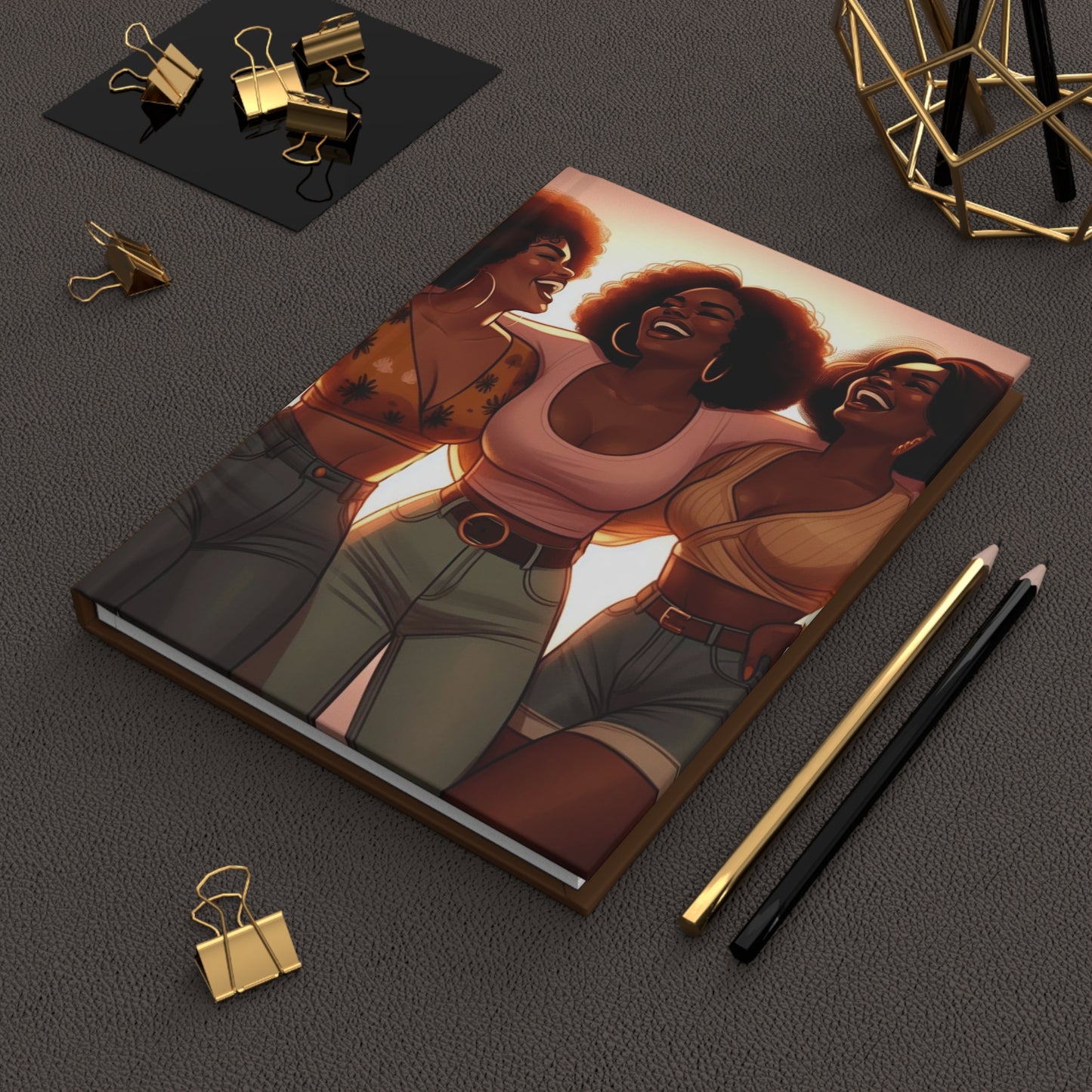 Hardcover Journal "Sister-Friends" - Street Queens Collection