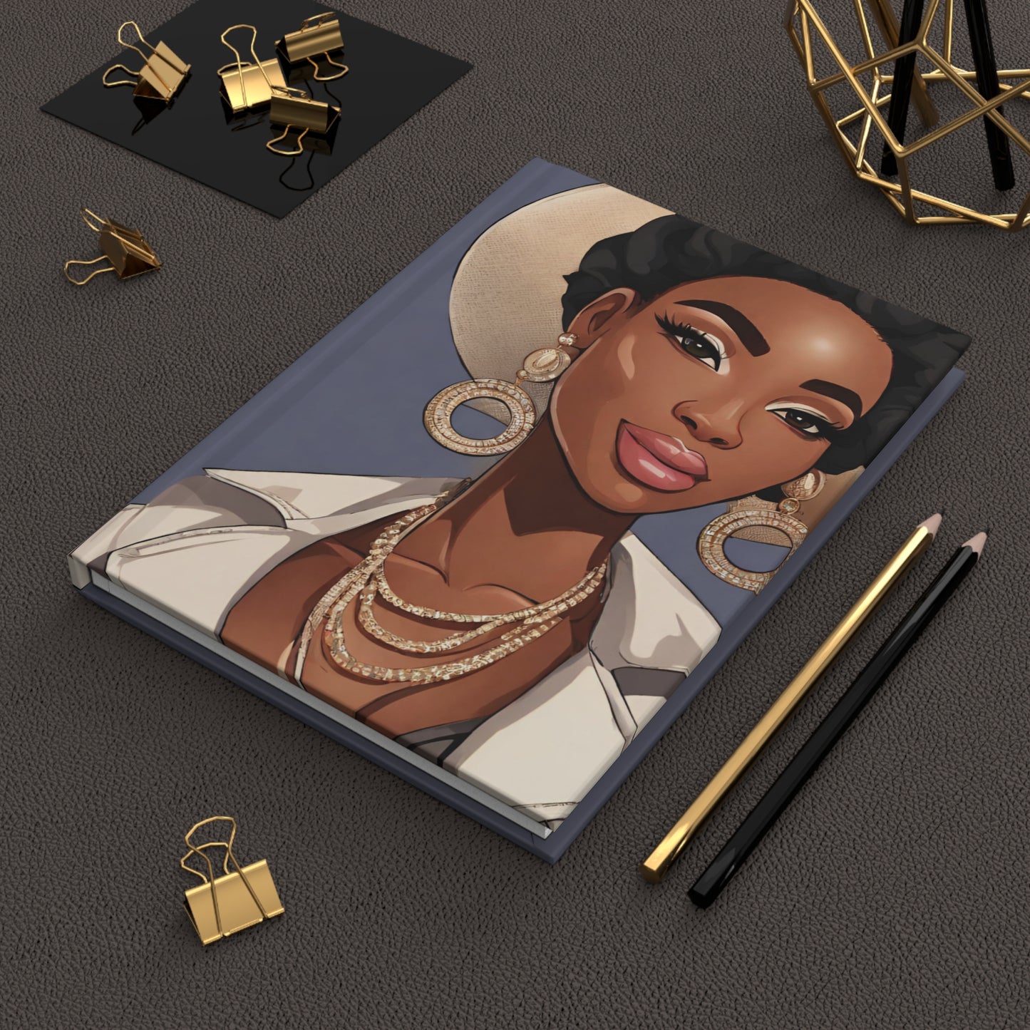 Hardcover Journal "Sun-kissed Beauty" - Street Queens Collection