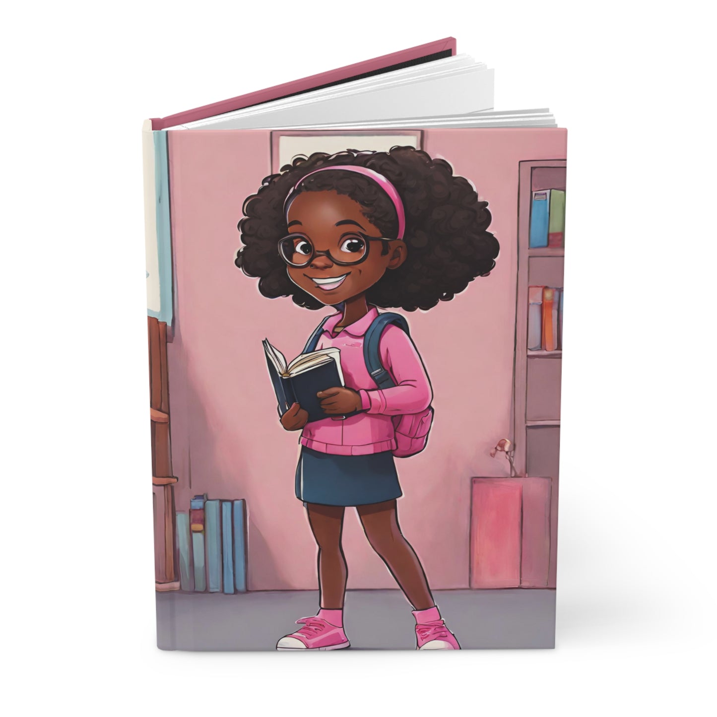 "Young Girl in Pink with Glasses" - Youth Collection