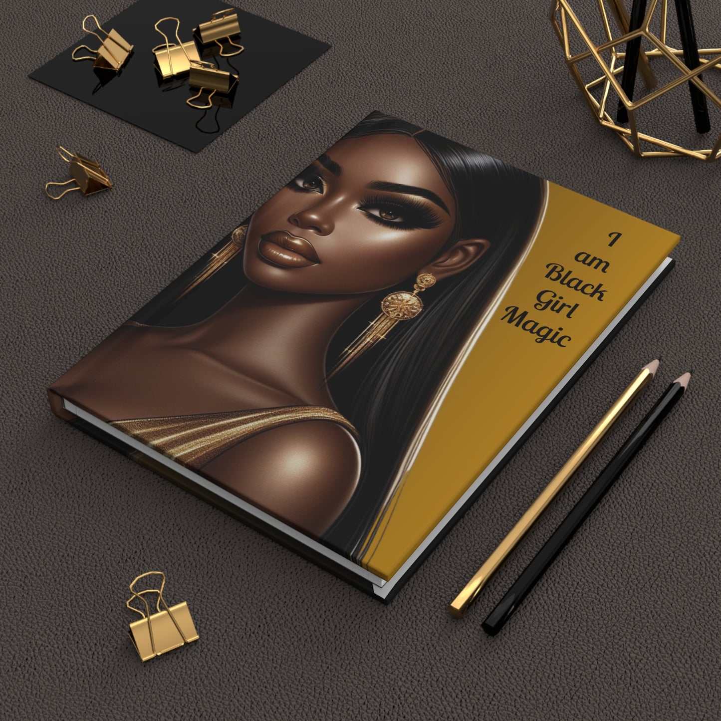 Hardcover Journal "I Am Black Girl Magic" - Boss Queens Collection