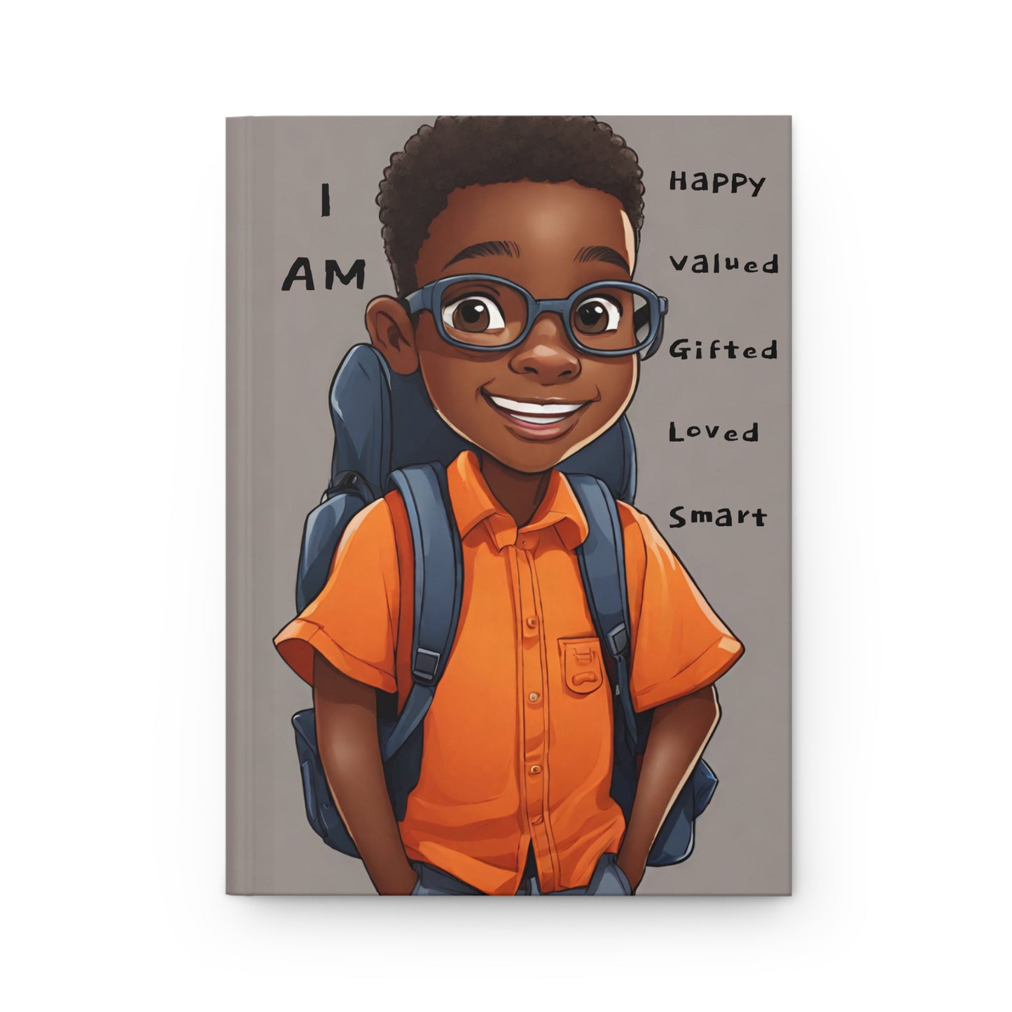 "Young Boy in Orange & Glasses" - Youth Collection