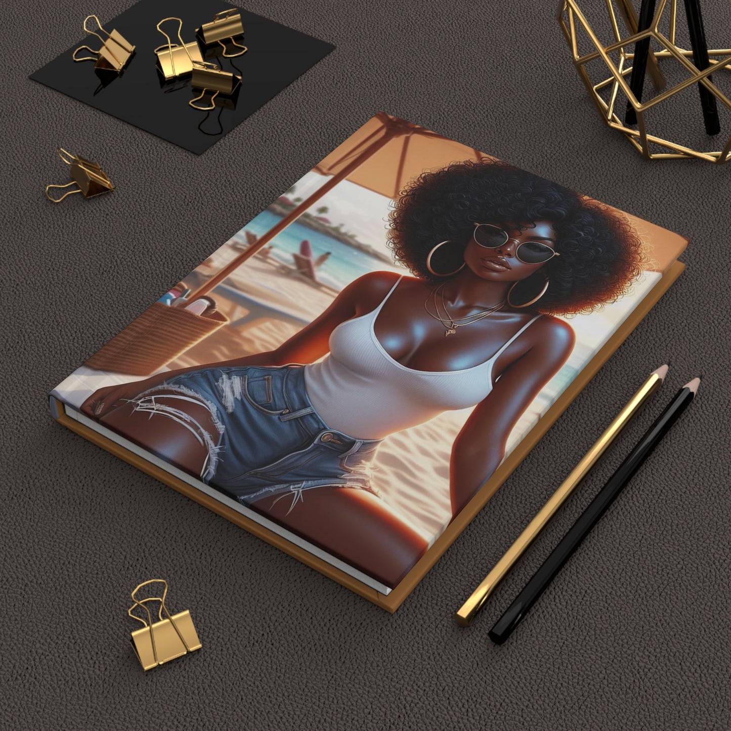 Hardcover Journal "Resort Queen" - Travel Queens Collection