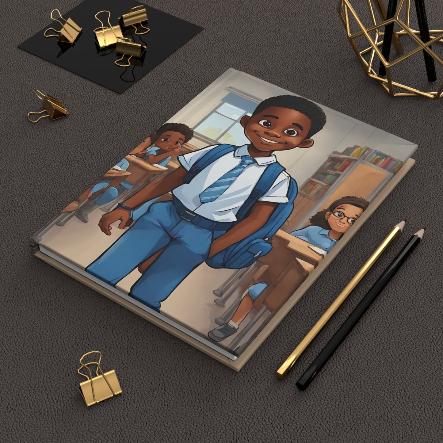 "Young Boy in Blue with Tie" - Youth Collection