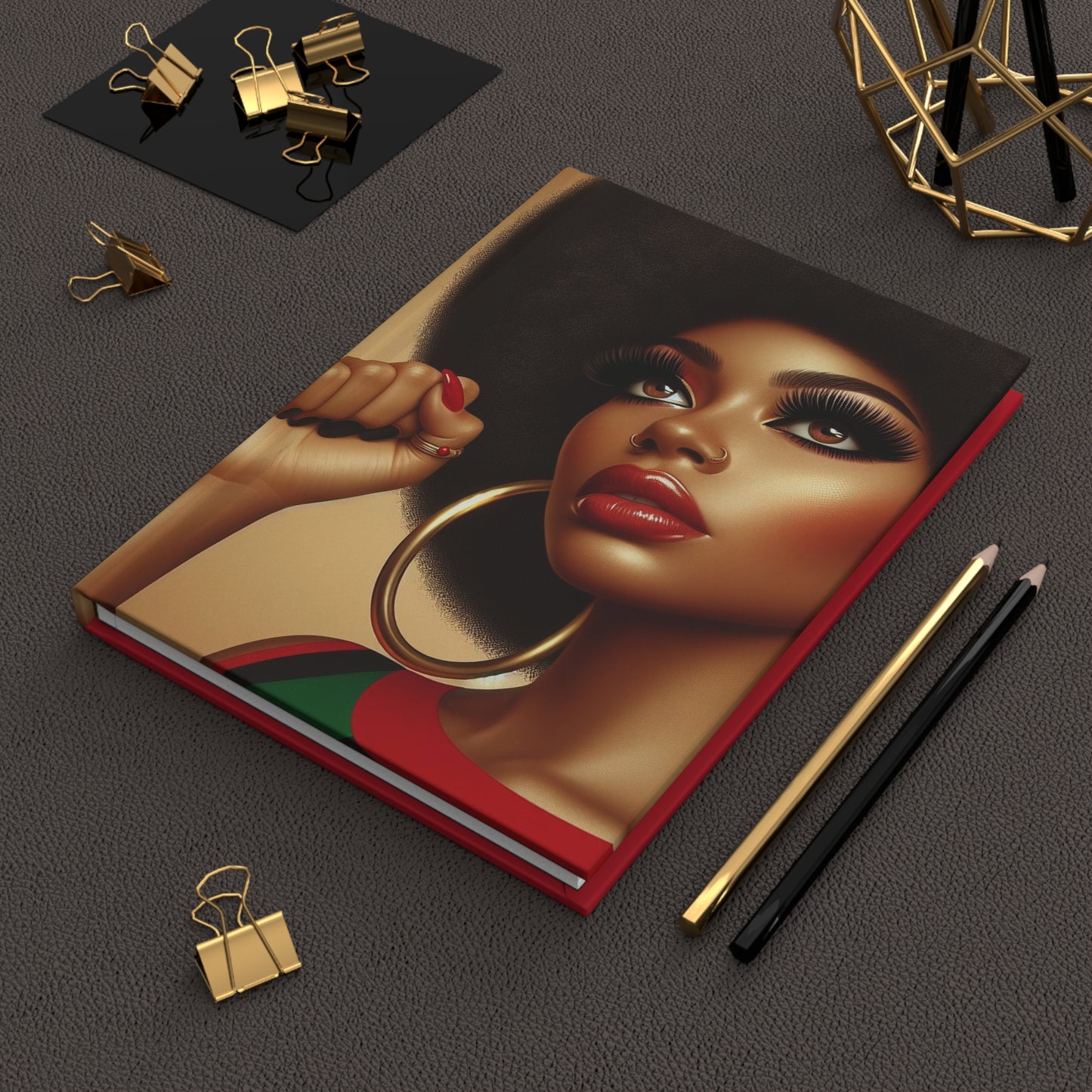 Hardcover Journal "I Am Black History" Woman - Black History Collection