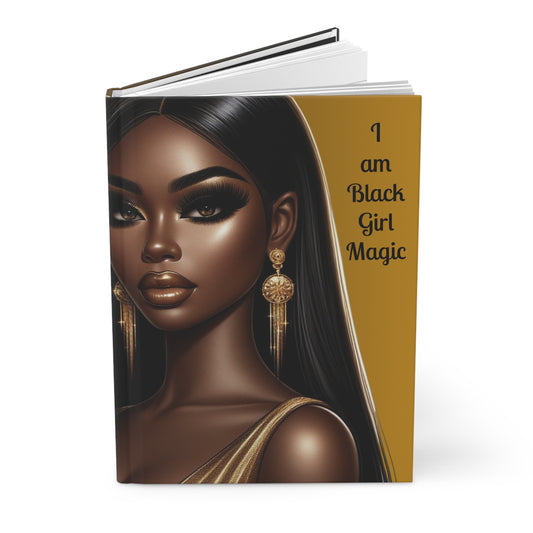 Hardcover Journal "I Am Black Girl Magic" - Boss Queens Collection
