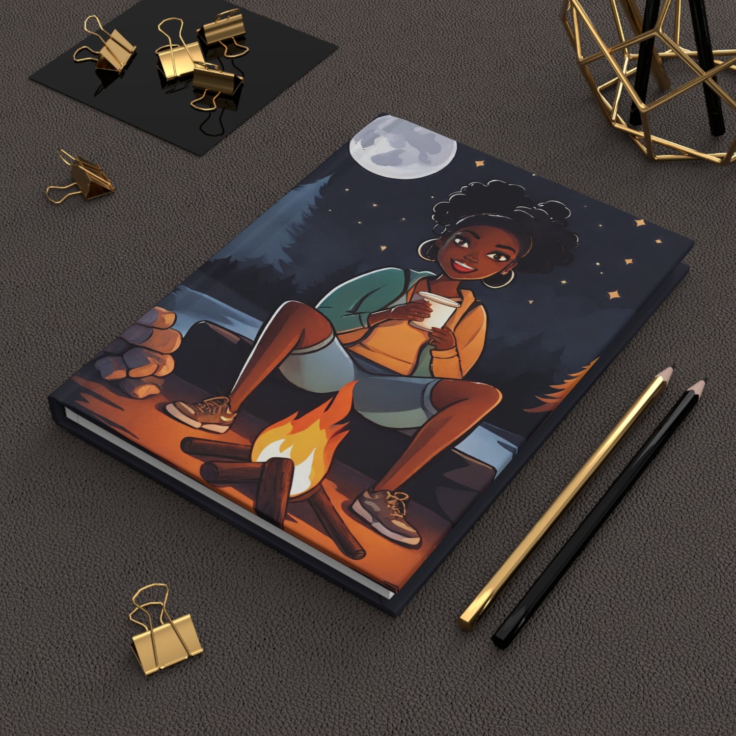 Hardcover Journal "Camping Queen" - Travel Queens Collection