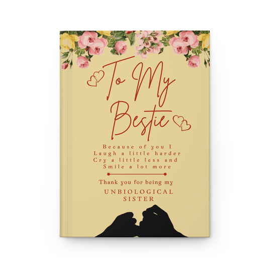 To My Bestie, Heartfelt and Sentimental, Gift for your Best Friend, Personalized Journal, Custom Journal, Writing Notebook