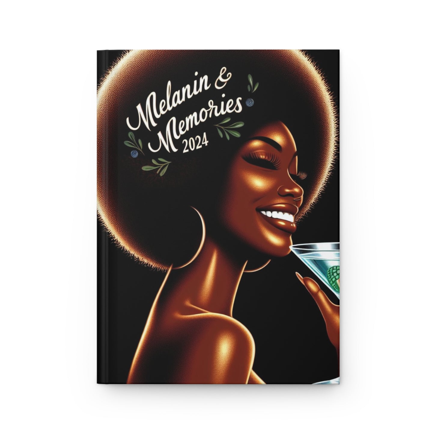 Hardcover Journal "Melanin & Memories 2024" - Travel Queens Collection