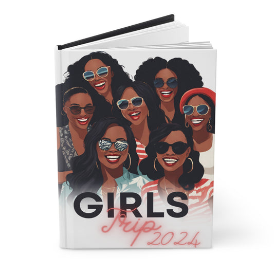 Hardcover Journal "Girl Trip 2024" - Travel Queens Collection