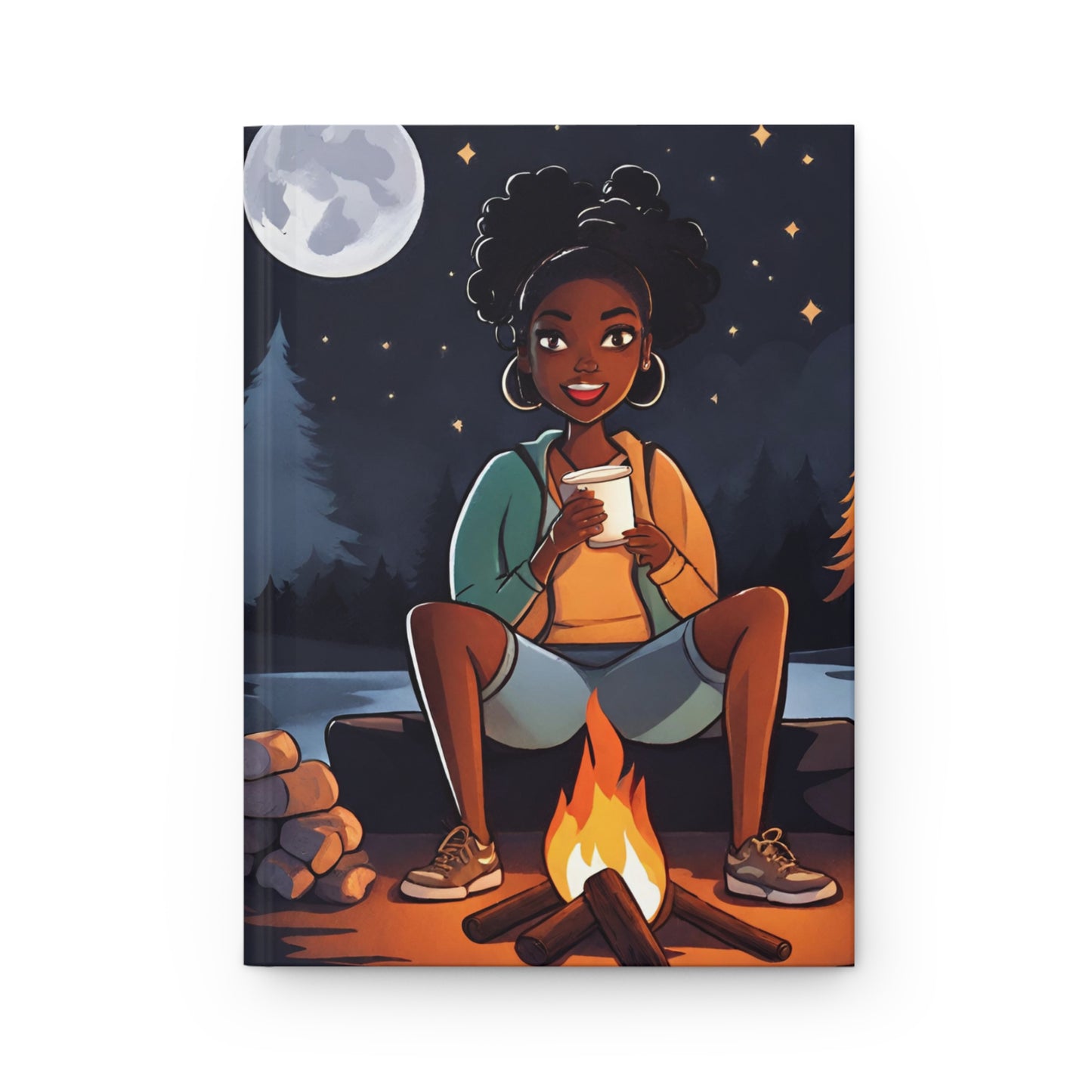 Hardcover Journal "Camping Queen" - Travel Queens Collection