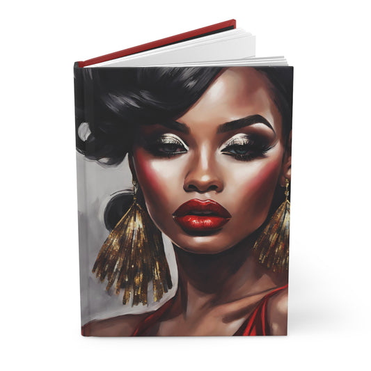 Hardcover Journal "Lady in Red" - Boss Queens Collection (V-Day)