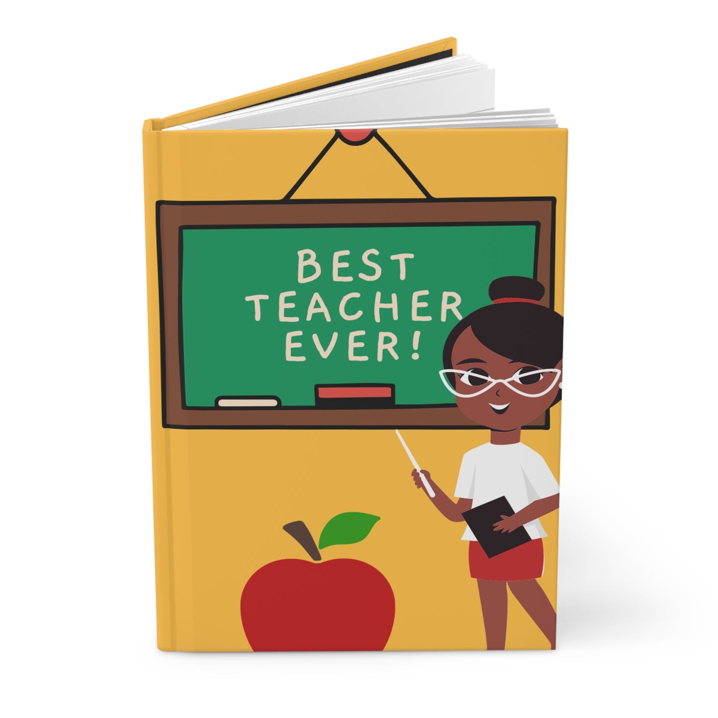 Hardcover Journal "Best Teacher Ever" Teacher - Professional Queens Collection