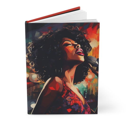 Hardcover Journal "Lady Sings the Blues" - Boss Queens Collection