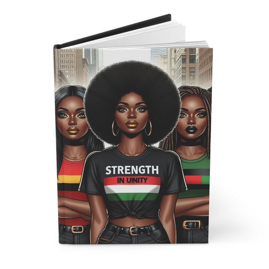 Hardcover Journal "Strength In Unity" Women - Black History Collection