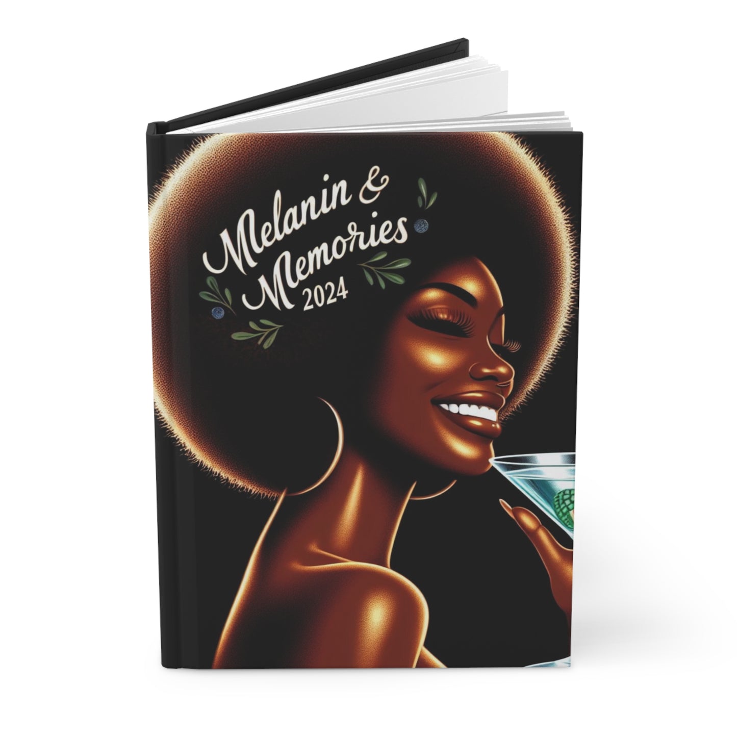 Hardcover Journal "Melanin & Memories 2024" - Travel Queens Collection
