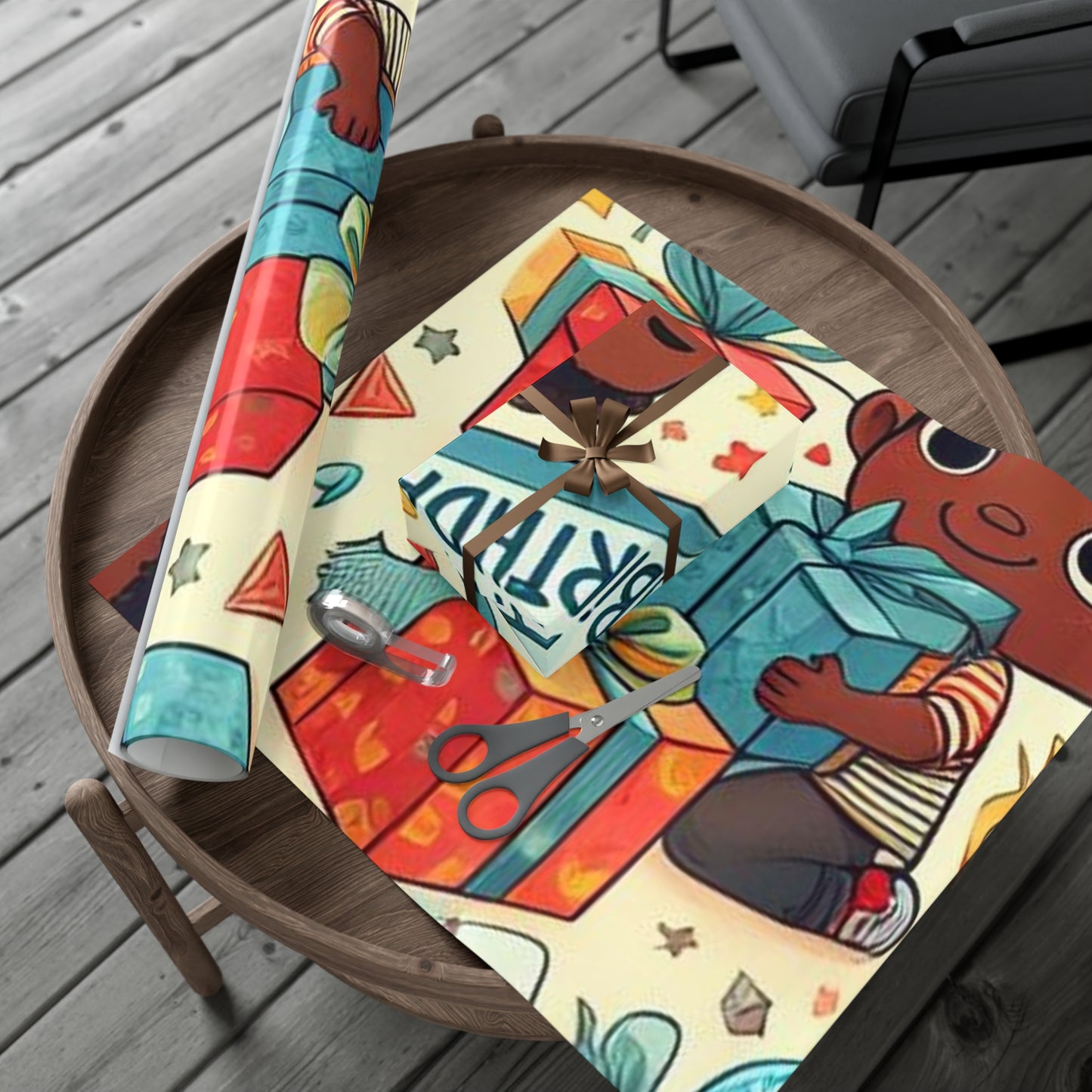 Gift Wrap Paper "Black Boy Joy" Birthday