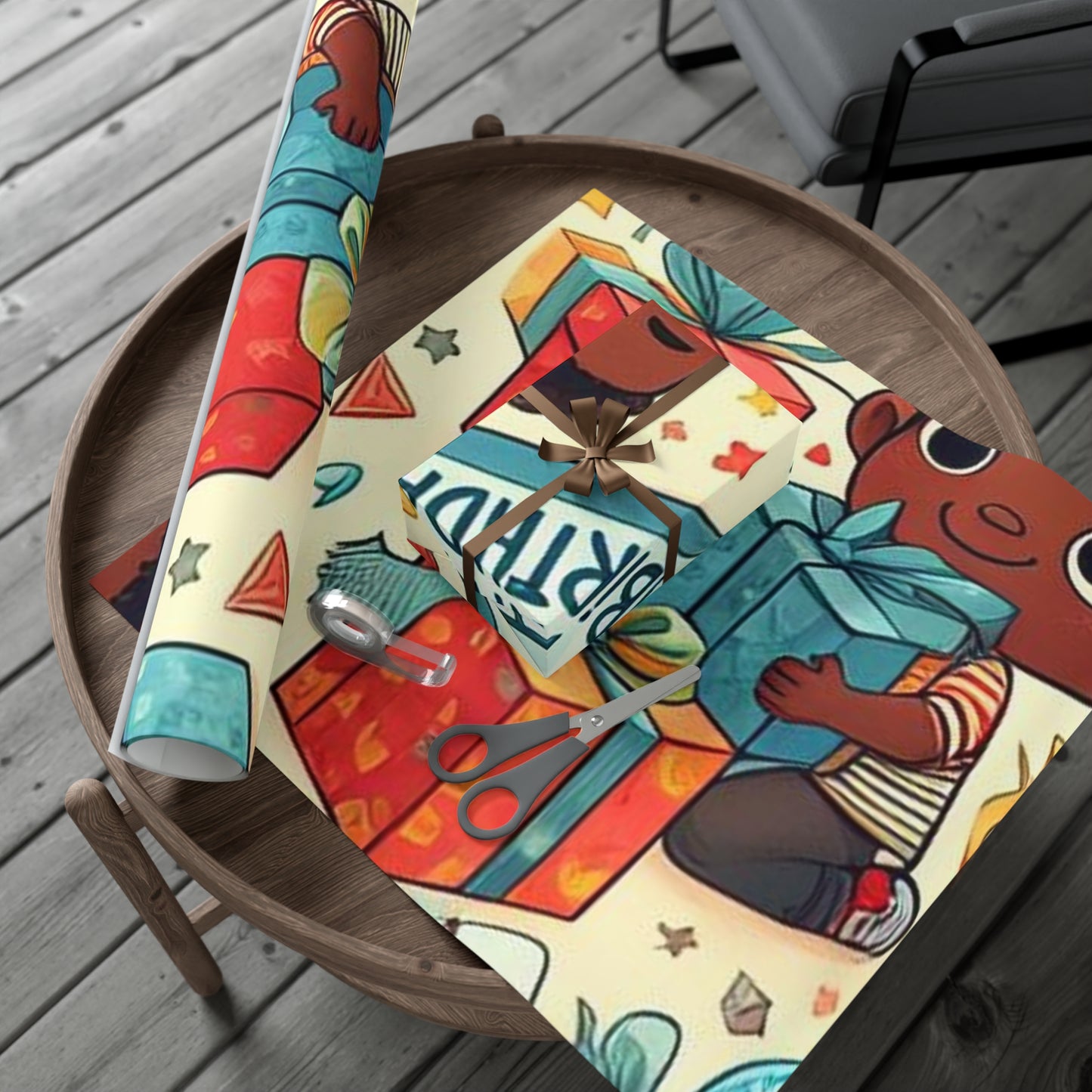 Gift Wrap Paper "Black Boy Joy" Birthday