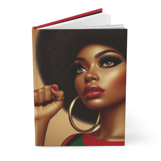 Hardcover Journal "I Am Black History"  Woman - Black History Collection